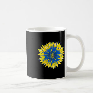 Ukraine Sunflower Pocket Style Retro Floral Ukrain Coffee Mug