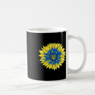 Ukraine Sunflower Shirt Retro Floral Ukrainian Fla Coffee Mug