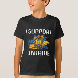 Ukraine Support Flag And Symbol Ukrainian People I T-Shirt