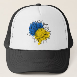 Ukraine Support Sunflower Trucker Hat