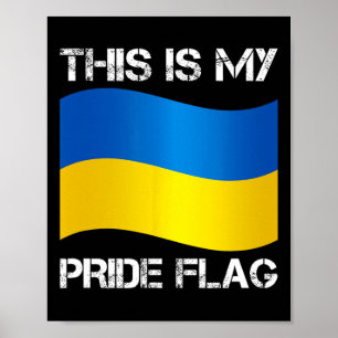 Ukraine Support Ukraine Flag Freedom Solidarity 1 Poster