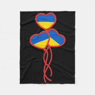Ukraine Support Ukraine Flag Freedom Solidarity 2  Fleece Blanket