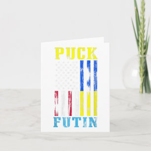 Ukraine Supports End War Promote Peace Ukrainian Card