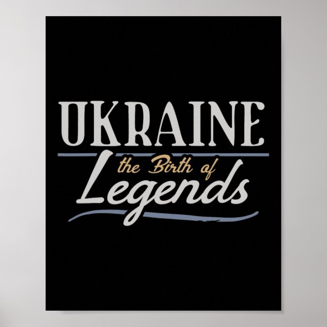 Ukraine The Birth Of Legends  Poster (Front)