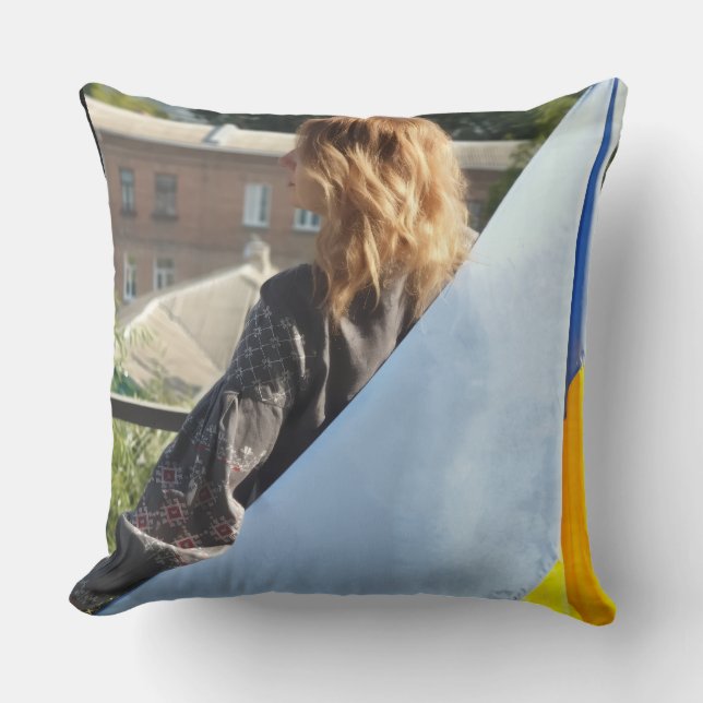 Ukraine  throw pillow (Front)
