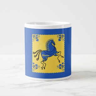 Ukraine traditional folk art large coffee mug