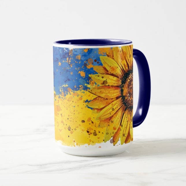 Ukraine Tribute Mug (Front Right)