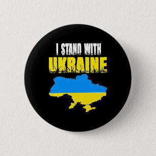 Ukraine Trident Ukraine Flag Ukrainian Flag Ukrain 2 Inch Round Button