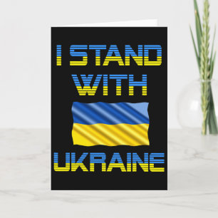 Ukraine Trident Ukraine Flag Ukrainian Flag Ukrain Card
