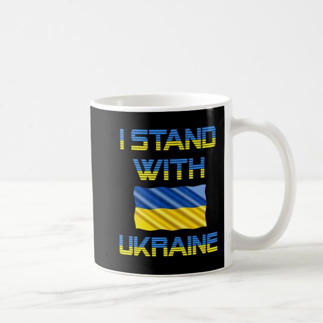 Ukraine trident Ukraine flag Ukrainian flag Ukrain Coffee Mug (Right)