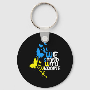 Ukraine Trident Ukraine Flag Ukrainian Flag Ukrain Keychain