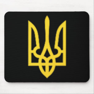 Ukraine Trident - Ukrainian Tryzub Symbol Mouse Pad