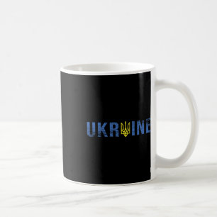 Ukraine Tryzub Shirt Trident Zelensky Military Emb Coffee Mug