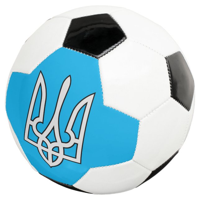 Ukraine Tryzub Soccer Ball (Three Quarter)