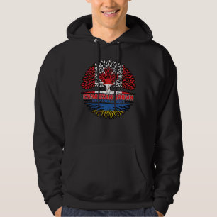 Ukraine Ukrainian Canadian Canada Tree Roots Flag Hoodie