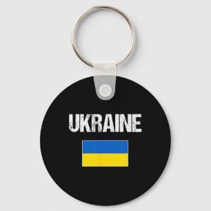 Ukraine Ukrainian Flag For Men Women Youth Kids  Keychain