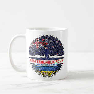 Ukraine Ukrainian New Zealander New Zealand Tree Coffee Mug