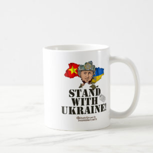 Ukraine Vietnam Flags Selenskyj Stand With Ukraine Coffee Mug