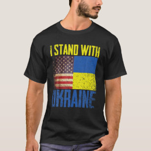 Ukraine Vintage Flag, Ukrainian Lovers, Ukraine Pr T-Shirt