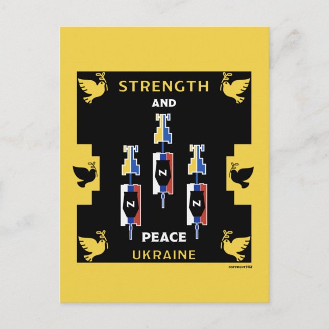 Ukraine war victory   postcard (Front)