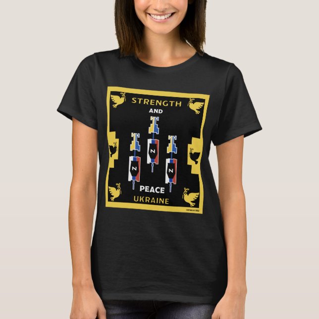 Ukraine war victory  T-Shirt (Front)