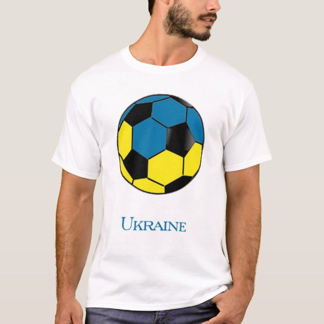 Ukraine World Cup Soccer T-Shirt (Front)