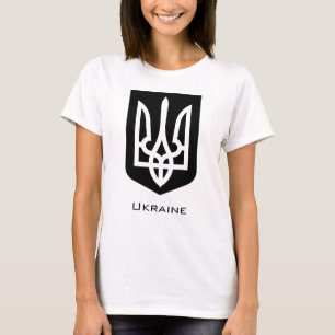 Ukraine's Tryzub Contemporary Graphic Emblem T-Shirt