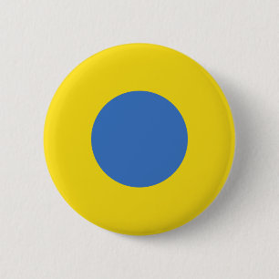 Ukrainian Air Force Roundel 2 Inch Round Button