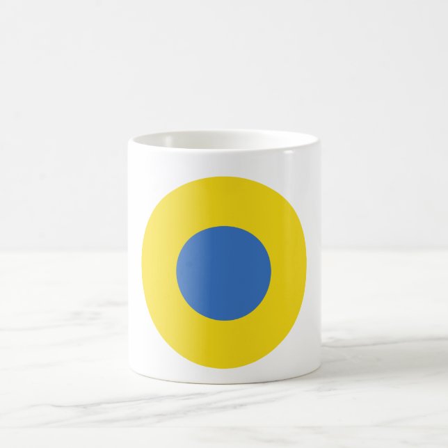 Ukrainian Air Force Roundel Coffee Mug (Center)
