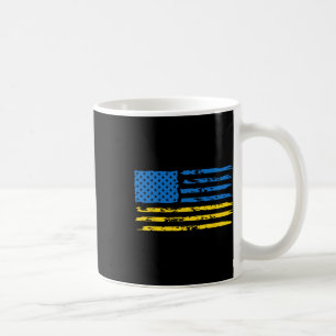 Ukrainian American Flag America Usa Ukraine Indepe Coffee Mug