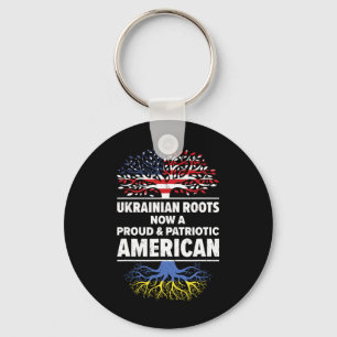 Ukrainian American Patriot Usa Grown Ukraine Us Fl Keychain