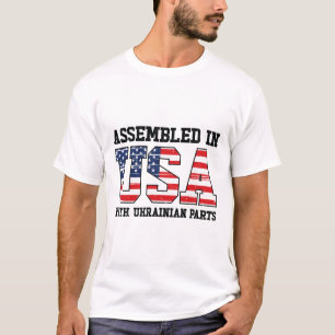 Ukrainian American Patriot Usa Grown Ukraine Us Fl T-Shirt