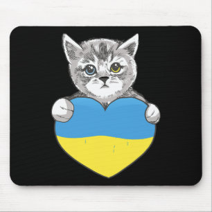Ukrainian Cats Ukraine Shirt Ukraine Flag Mouse Pad