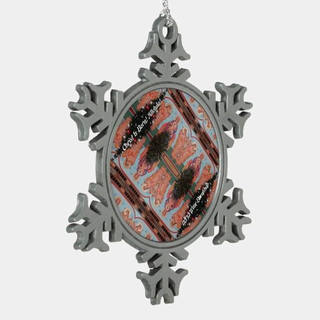 Ukrainian Christmas Ornament (Left)