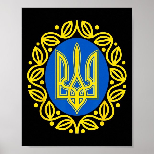 Ukrainian Coat Of Arms 1  Poster (Front)