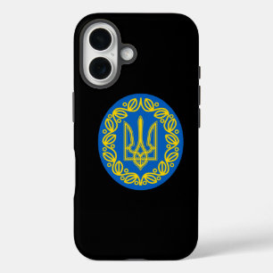 Ukrainian coat of arms iPhone 16 case