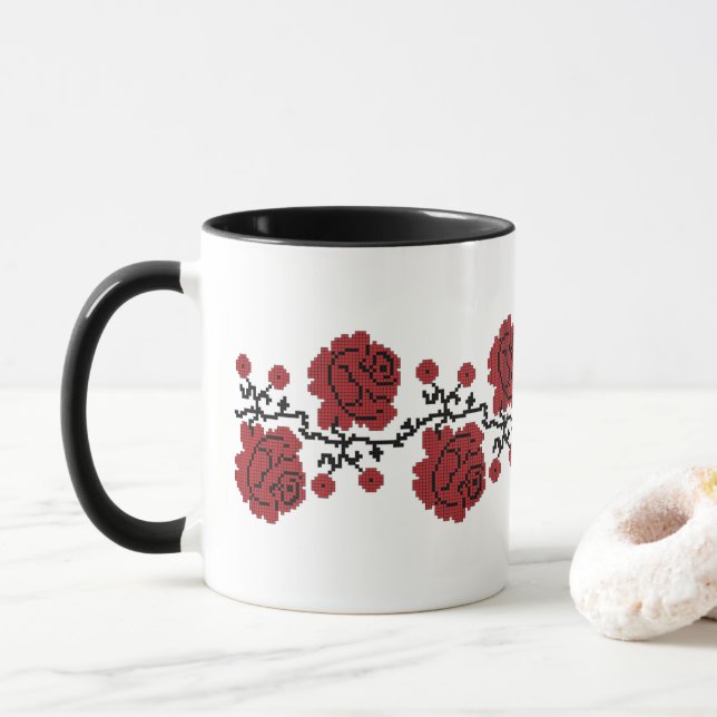 Ukrainian Coffee Mug (With Donut)