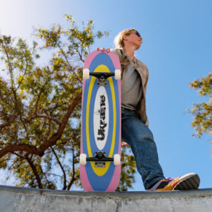 Ukrainian Colour Ovals Skateboard