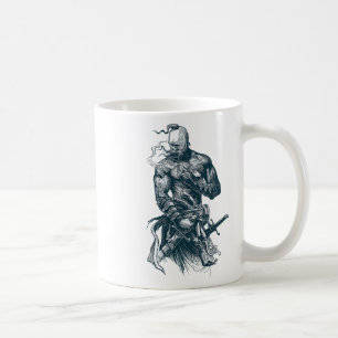 Ukrainian Cossack Warrior Holding Sword Fighting F Coffee Mug