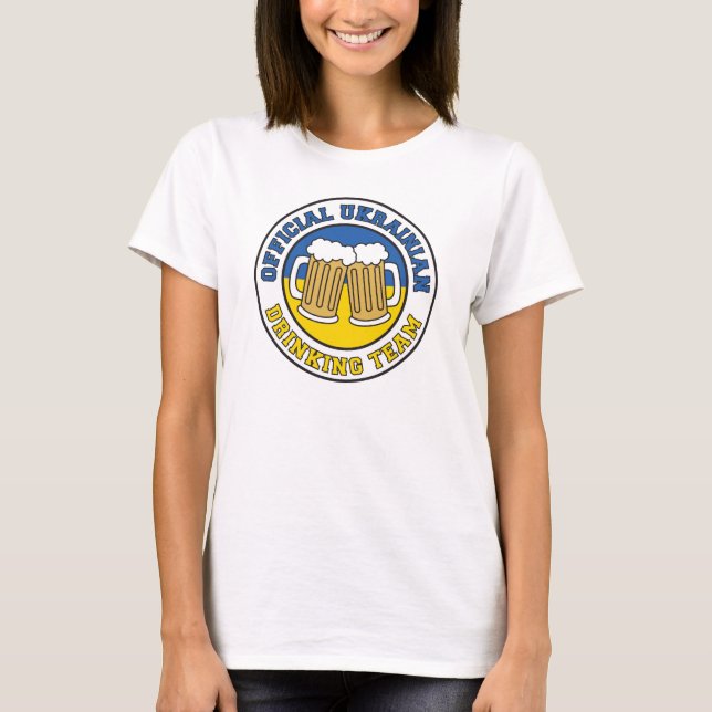Ukrainian Drinking Team T-Shirt (Front)