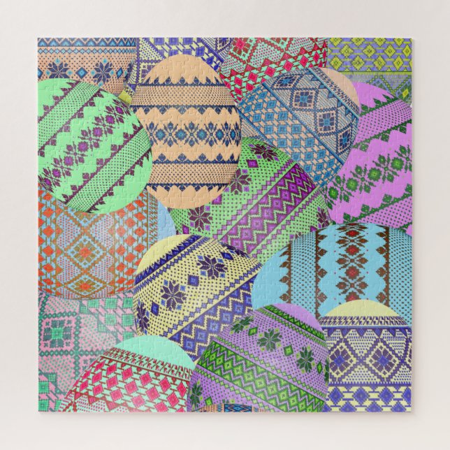 Ukrainian Easter Eggs (Pysanky) Jigsaw Puzzle (Vertical)