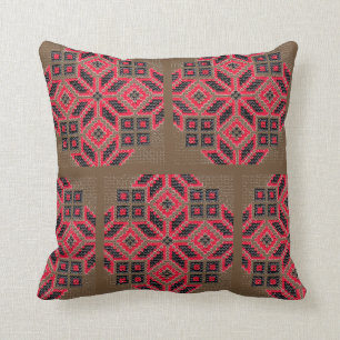 Ukrainian Emboidery Throw Pillow