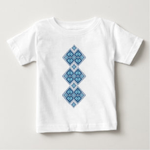 Ukrainian embroidery blue vyshyvanka baby T-Shirt