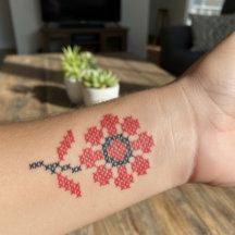 Ukrainian Embroidery Flower Cross Stitch 