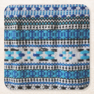 Ukrainian Embroidery Square Paper Coaster
