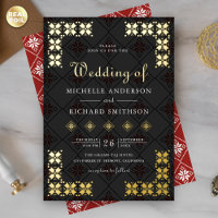 Ukrainian Embroidery Wedding Black Gold