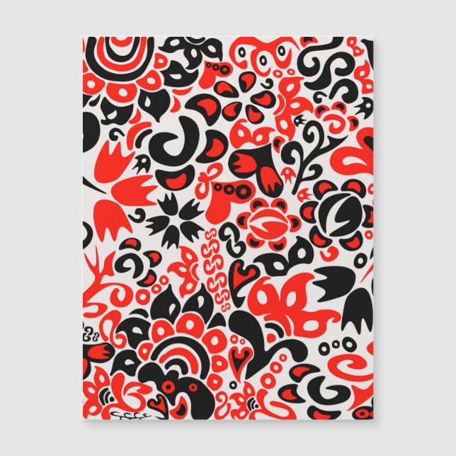 Ukrainian ethnic folk art floral pattern absrtact  (Front)