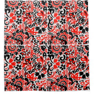 Ukrainian ethnic folk art floral pattern absrtact