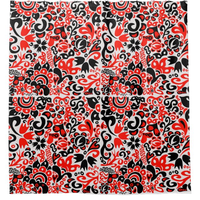 Ukrainian ethnic folk art floral pattern absrtact  (Front)