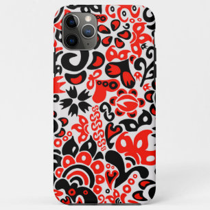 Ukrainian ethnic folk art floral pattern absrtact iPhone 11 pro max case